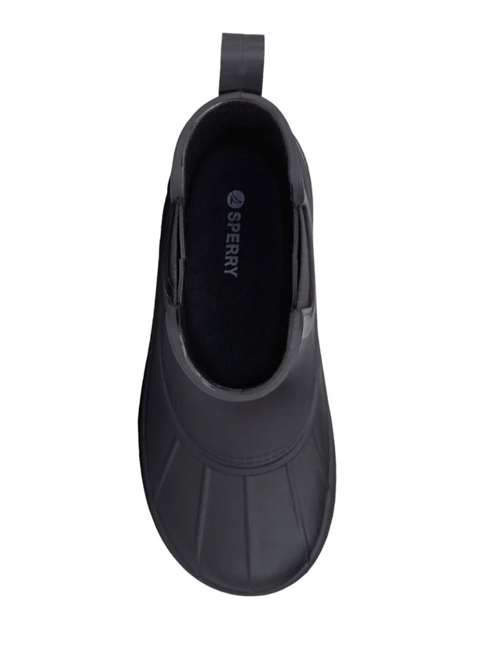 New Sperry Kids Black Chelsea Rain Boots - Size 12